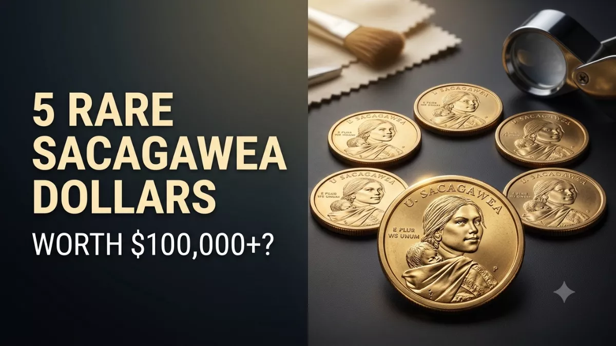 5 Rare Sacagawea Dollar Coins That Could Be Worth $100,000 or More in 2026