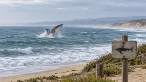 Great White Shark Breaches Off Marina State Beach, Prompting Shark Advisory in California