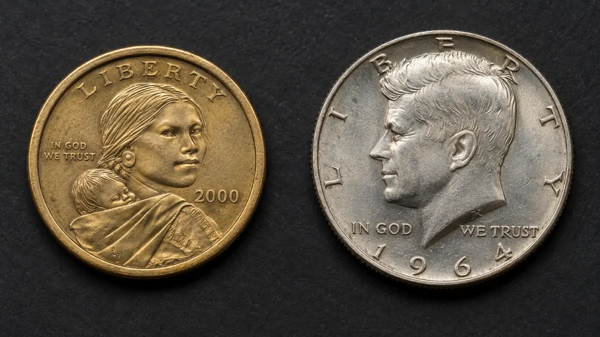 Sacagawea Dollar vs Kennedy Half Dollar: Key Differences, Value, History, and Collector’s Guide 2026