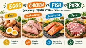 Eggs vs. Chicken vs. Fish vs. Pork: Which Is the Healthiest Protein Source?