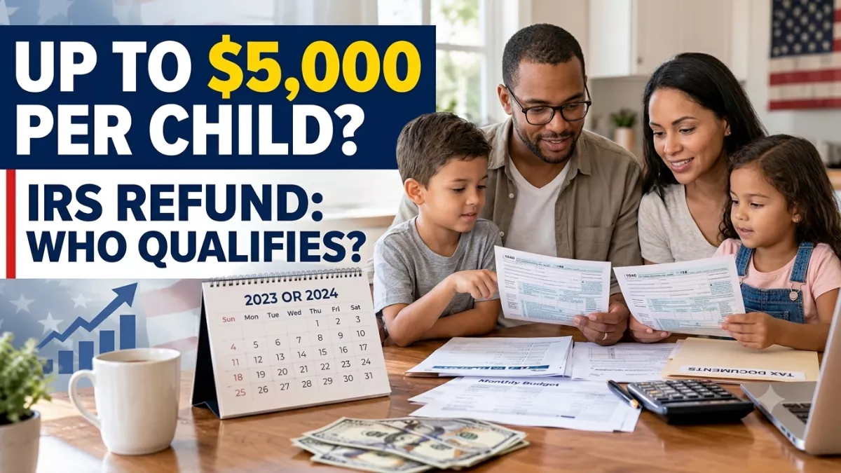IRS Refunds of Up to $5,000 Per Child: Who Qualifies and What Families Need to Know?